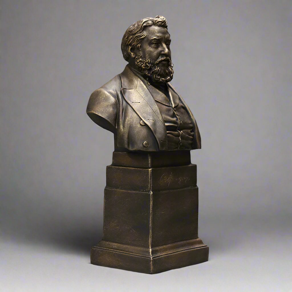 Charles Haddon Spurgeon Statue with Engraved Signature