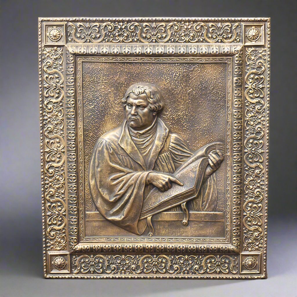 Martin Luther - Large Bas-Relief Dimensional Portrait