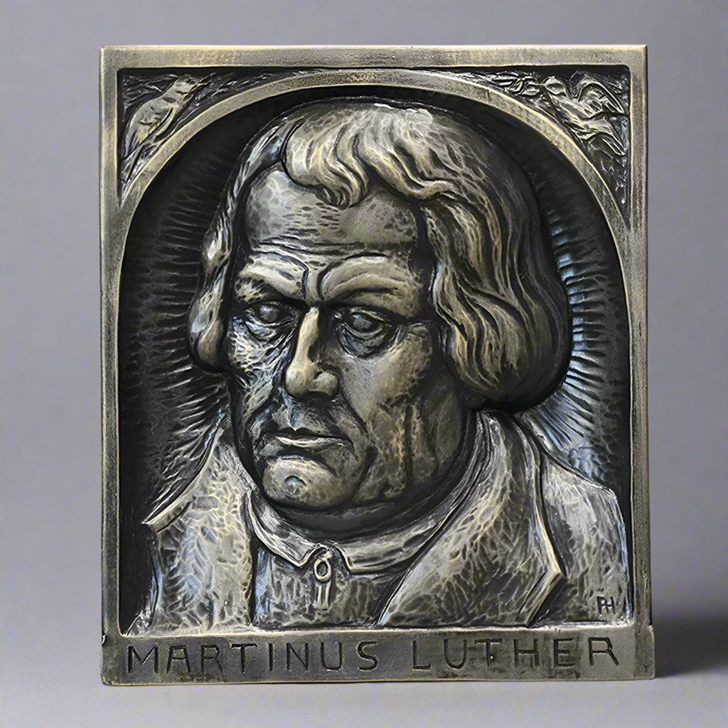 Martin Luther - Woodcut-Style Portrait