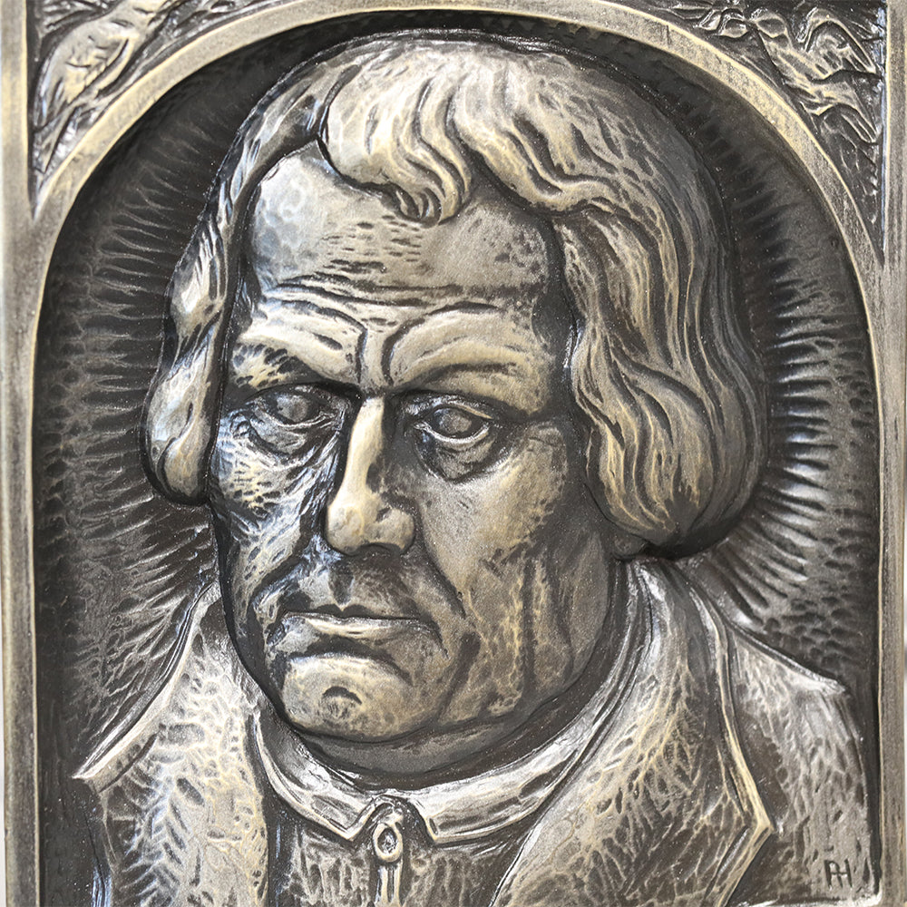 Martin Luther - Woodcut-Style Portrait