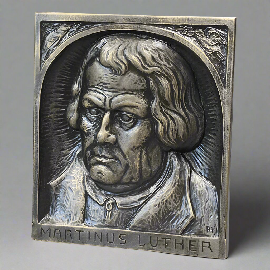 Martin Luther - Woodcut-Style Portrait