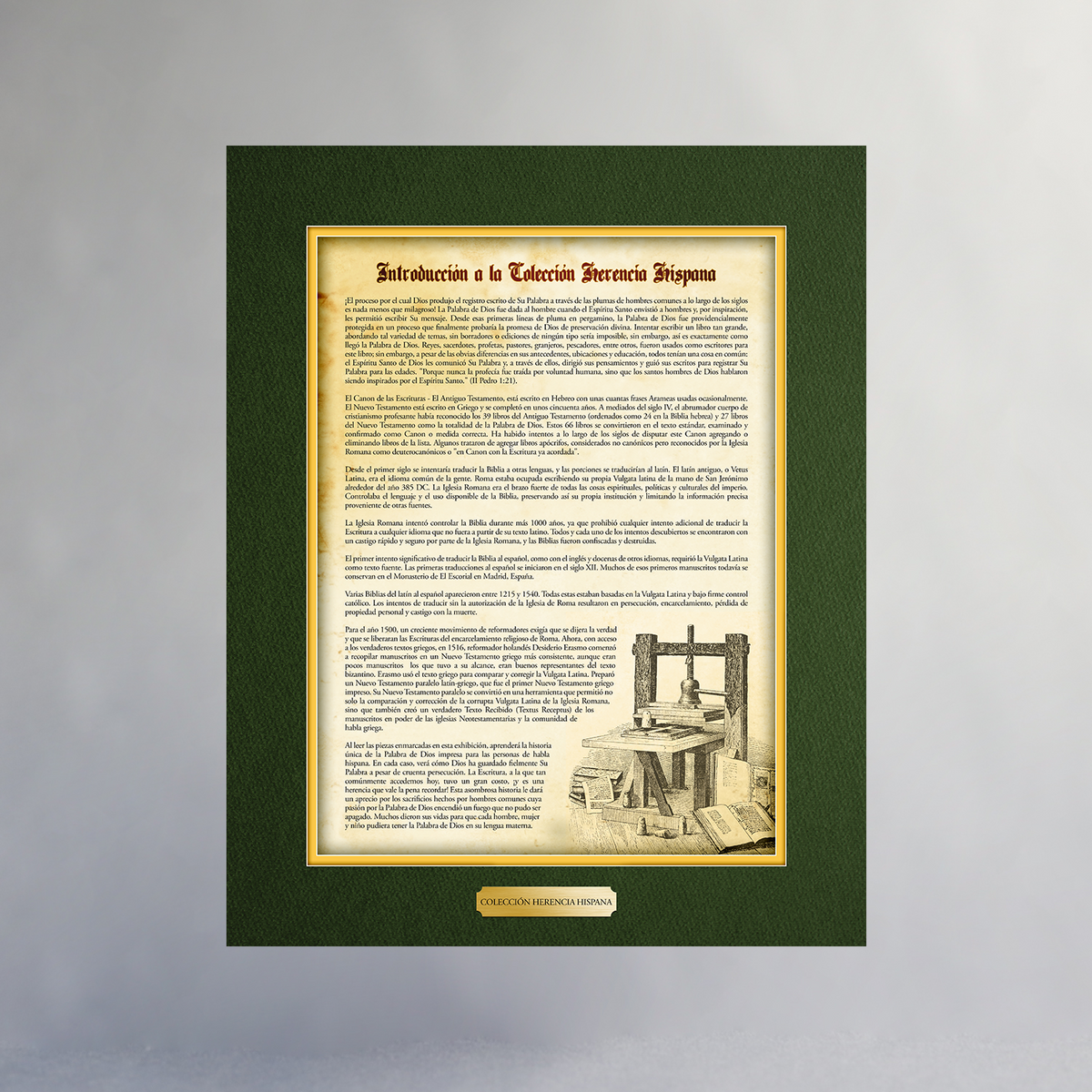 16&quot; x 20&quot; Giclée Fine Art Print - Spanish Heritage Collection - Series Introduction